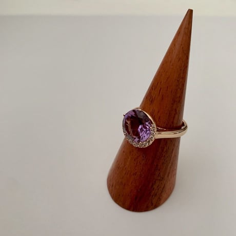 K18 Star Amethyst Ring