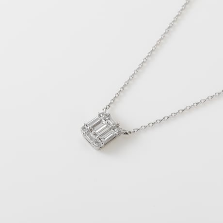 18K BG Diamond Mosaic Necklace