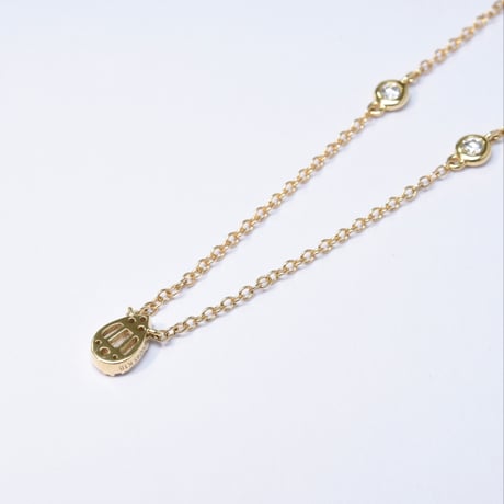 K18 Mosaic Shizuku Diamond Necklace