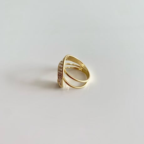 K18 Botanical Diamond Ring