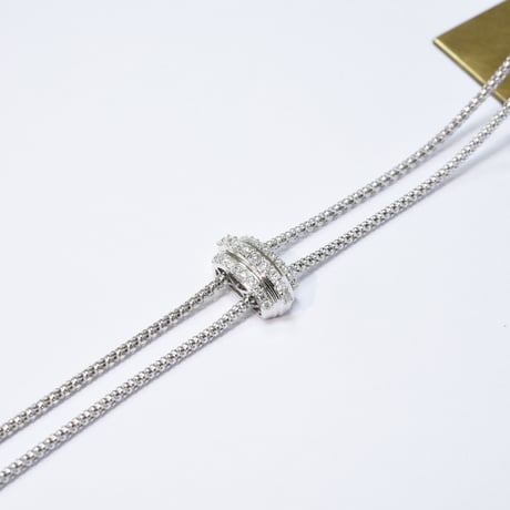 18K Diamond Adjustable Chain Necklace