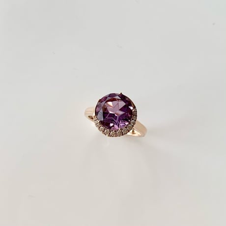 K18 Star Amethyst Ring