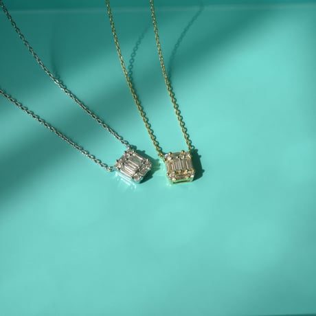 18K BG Diamond Mosaic Necklace