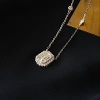 K18 Mix Cut Diamond necklace - L
