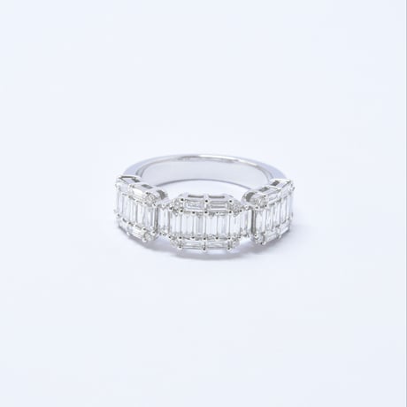 K18 Baguette Diamond Ring - L