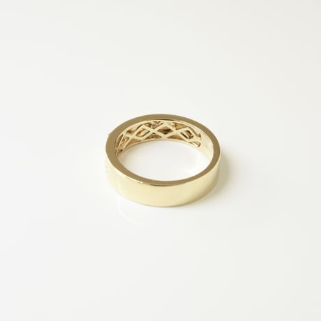 K18 BG Diamond Gold Ring