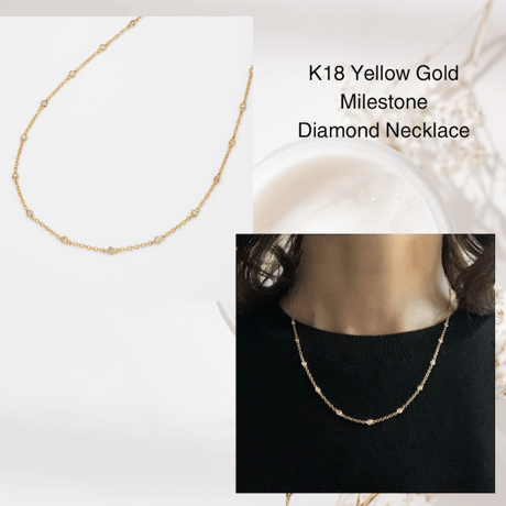 K18 Milestone Diamond Necklace