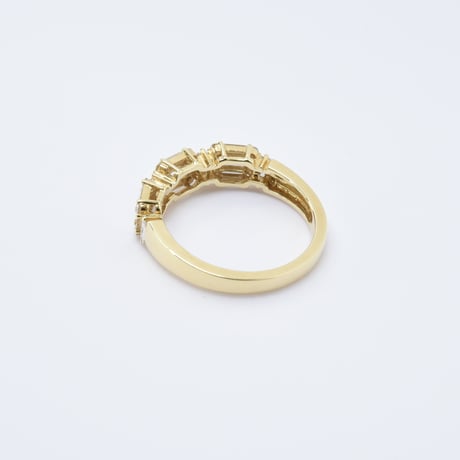 K18 BG Cut Diamond Ring - M