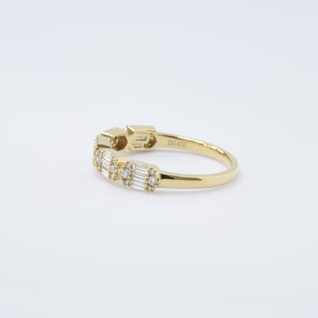 K18 BG Cut Diamond Ring - S