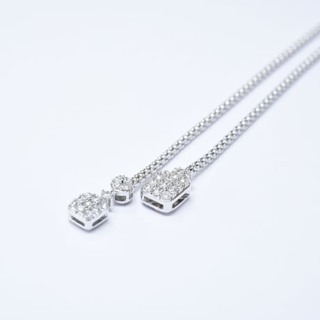 18K Diamond Adjustable Chain Necklace