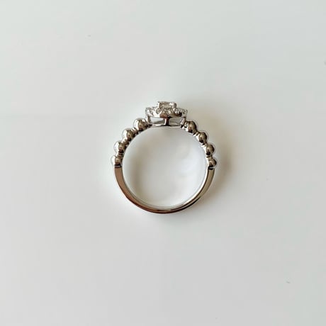 K18 Gold Ball Diamond Ring