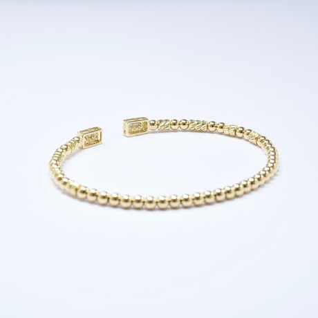 K18 Flexible Diamond Bangle - YG