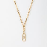 K18 Luna Link Chain Necklace