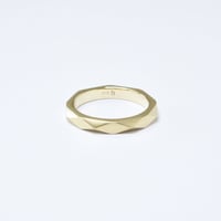 K18 Octagon Cut Ring