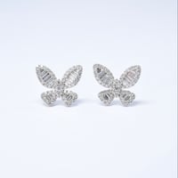 K18 Butterfly Diamond Earrings（ピアス）