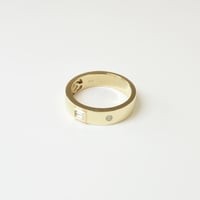 K18 BG Diamond Gold Ring