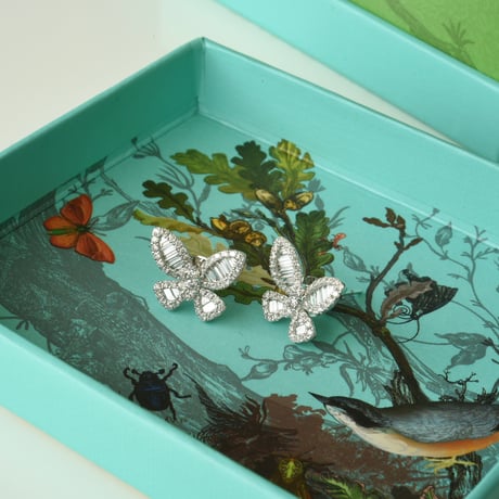 K18 Butterfly Diamond Earrings（ピアス）