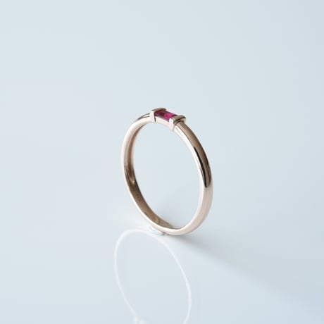 14K BG Cut Ruby Ring