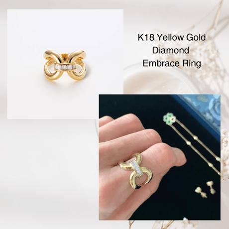 K18 Embrace Diamond Ring