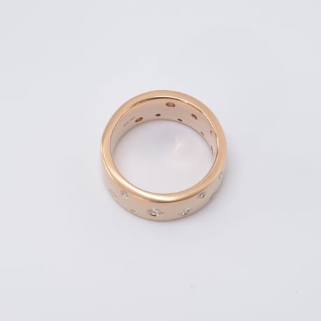 K18 Rose Gold Diamond Muse Ring