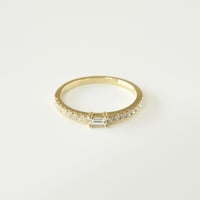 K18 Yellow Gold BG Diamond Ring