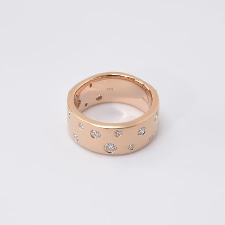 K18 Rose Gold Diamond Muse Ring