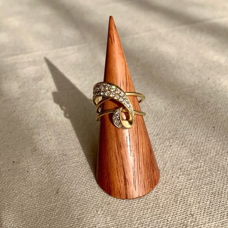 K18 Botanical Diamond Ring