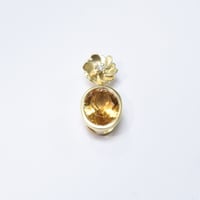 K18 Citrine Flower Pendant