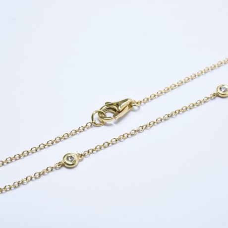 K18 Emerald Bar necklace