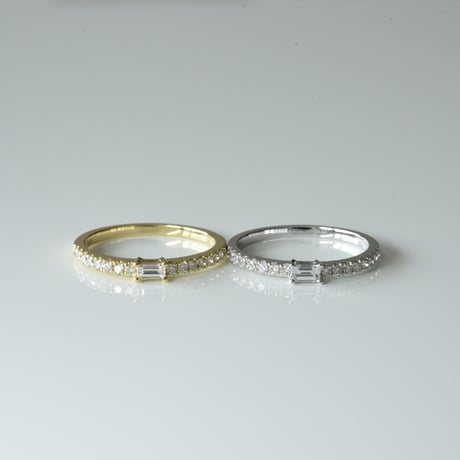 K18 Yellow Gold BG Diamond Ring