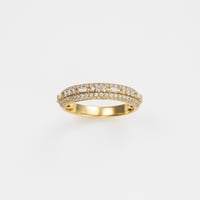K18 Signature Ice Bar  Diamond Ring