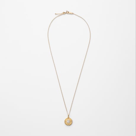 K18 Kara  Motif Diamond Necklace