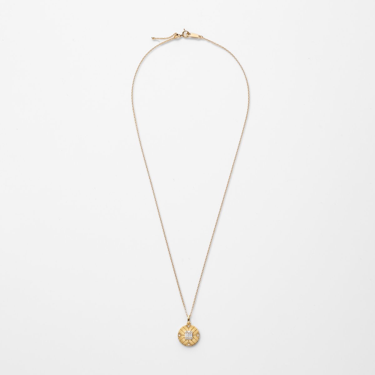 k18 カエデモチーフ K18 Fern Motif Diamond Necklace | HANA JEWELS