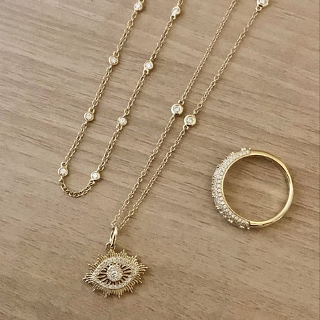 K18 Milestone Diamond Necklace