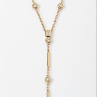 K18 Milestone Diamond Necklace