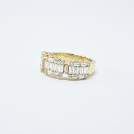 K18 Baguette Diamond Ring - L