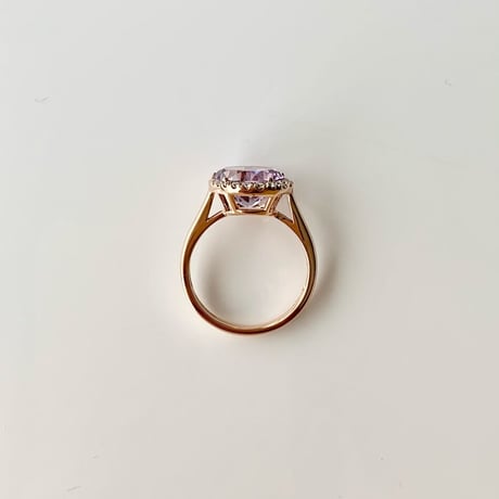 K18 Star Rose Amethyst Ring