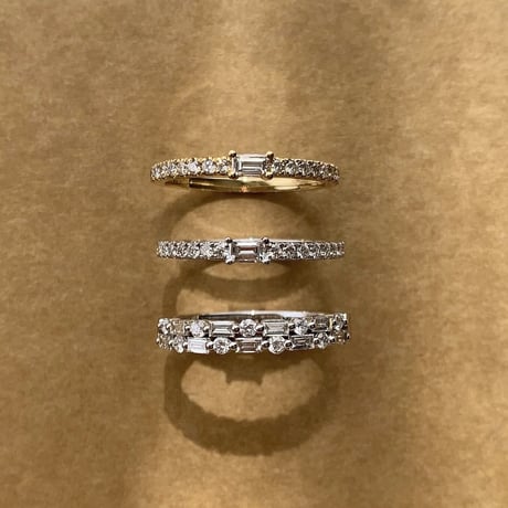 K18 Yellow Gold BG Diamond Ring