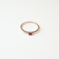K18 Rose Gold BG Ruby Ring