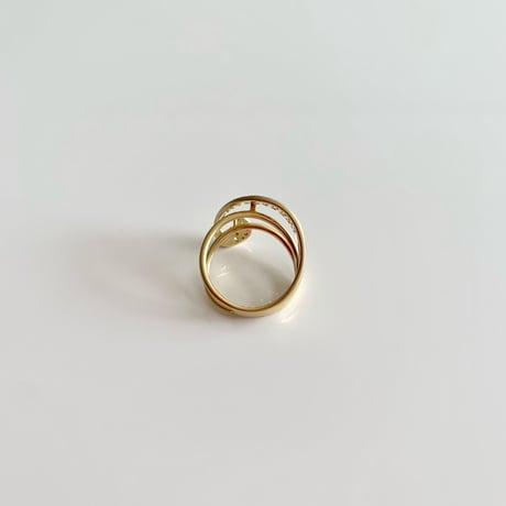 K18 Botanical Diamond Ring