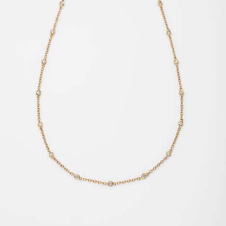 K18 Milestone Diamond Necklace