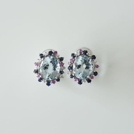 K18 Aquamarine Earrings（ピアス）