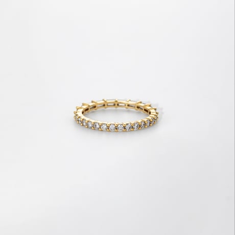 K18 Mix cut Diamond Eternity Ring