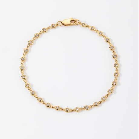 K18  Milestone Diamond Bracelet