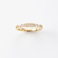 K18 Mille Glow Diamond Ring