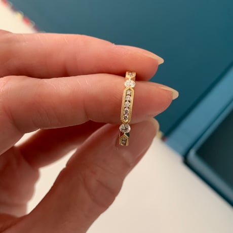 K18 Mille Glow Diamond Ring