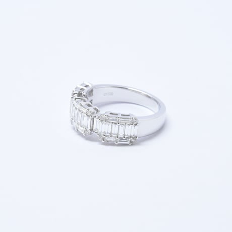 K18 Baguette Diamond Ring - L