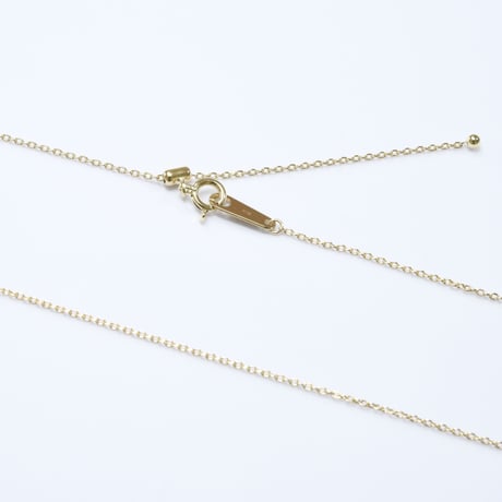 K18 Yellow Gold Slide Chain Necklace 45cm