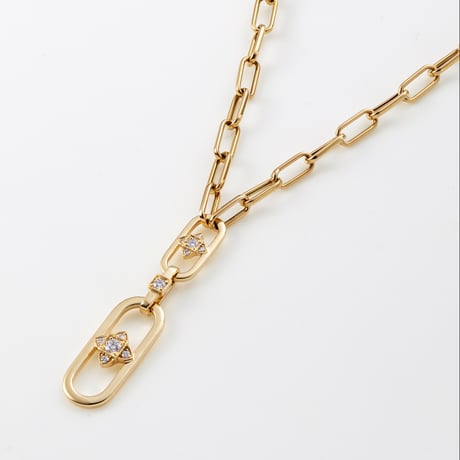 K18 Luna Link Chain Necklace