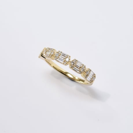 K18 BG Cut Diamond Ring - S